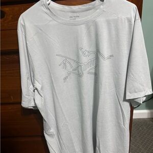 Arc'teryx Gray Short Sleeve Tee Minimalist Design
